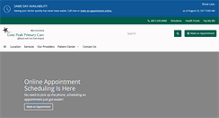 Desktop Screenshot of lonepeakprimarycare.com
